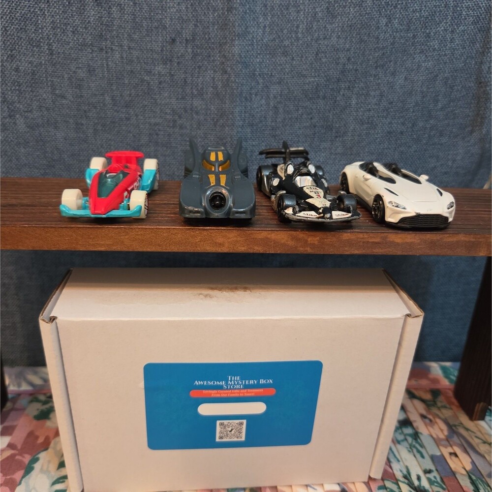 Hot Wheels Mixed Race Car Lot 4 Diecast